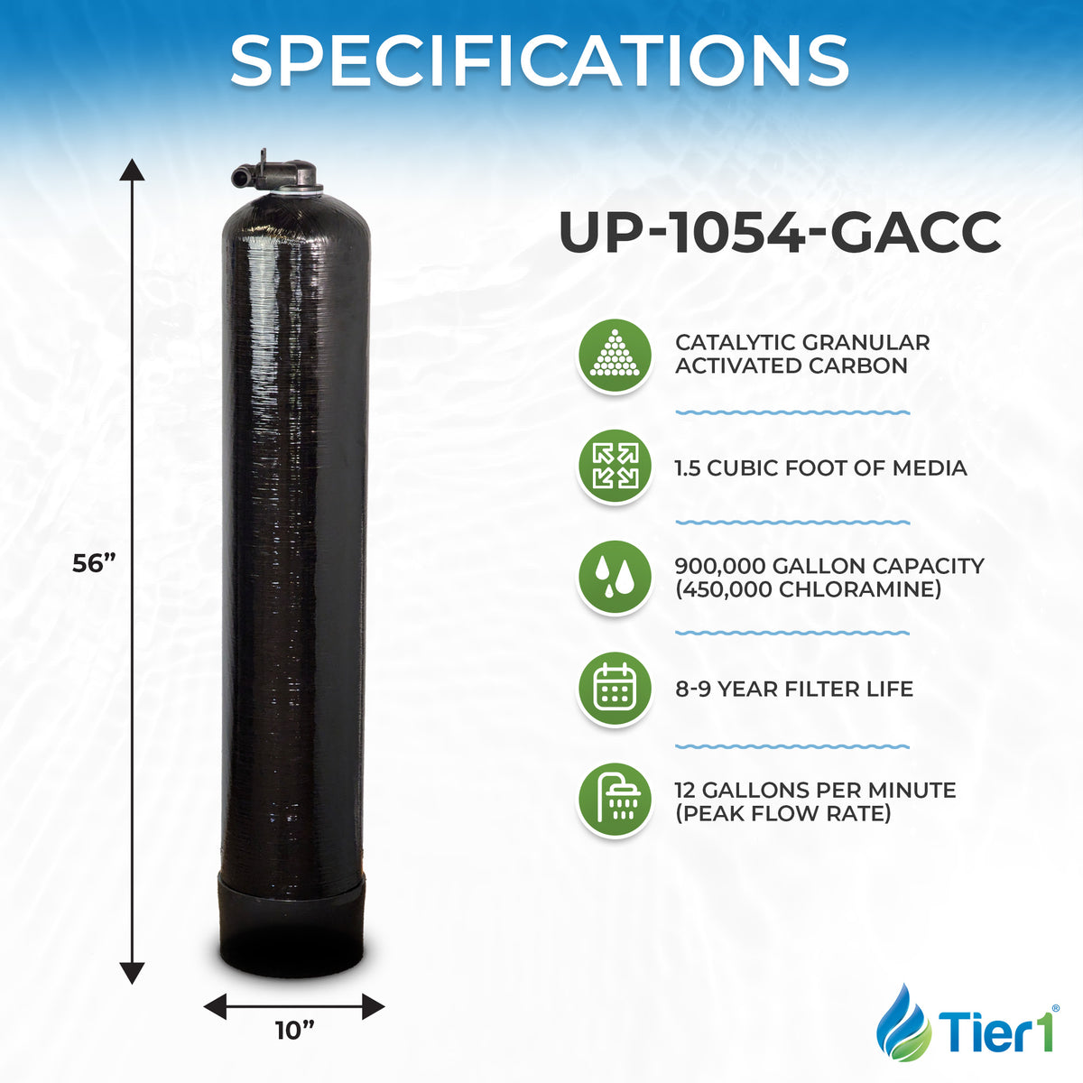 Whole House Catalytic GAC Water Filter System - 900,000 Gallon Chloramine Reduction & Enhanced Performance for Pure, Refreshing Water - DiscountFilterStore.com