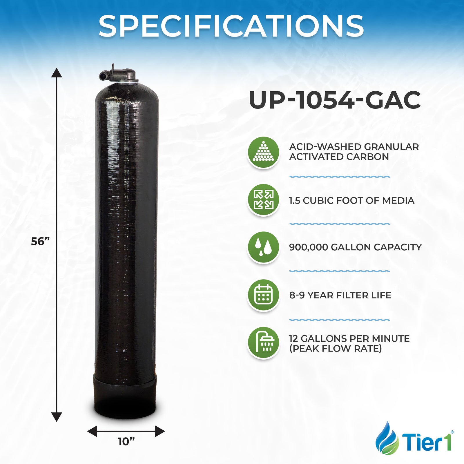 Whole House GAC Water Filtration System - 900,000 Gallon Chlorine Reduction for Clean, Fresh Water - DiscountFilterStore.com