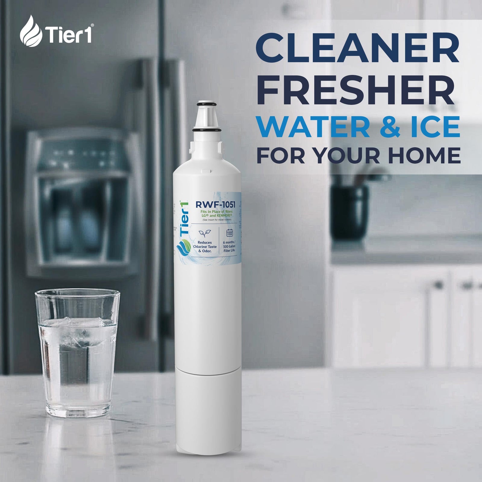 5231JA2006A / LT600P LG Comparable Refrigerator Water Filter Replacement By Tier1