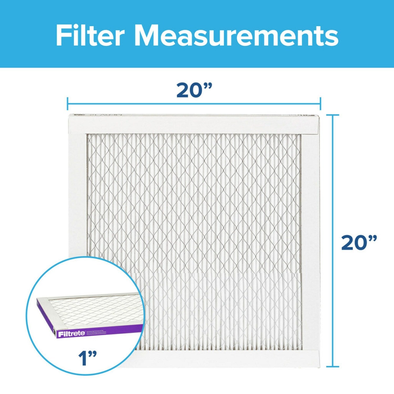 3M Filtrete 1500 Ultra Allergen Reduction Air Filter - 20x20x1 (4-Pack) - DiscountFilterStore.com