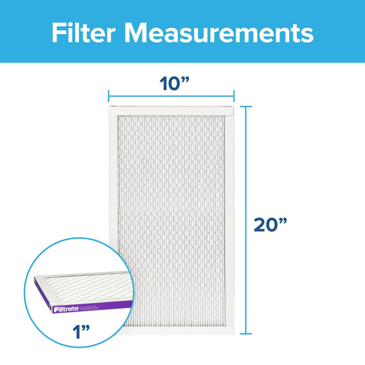 3M Filtrete 1500 Ultra Allergen Reduction Air Filter - 10x20x1 - DiscountFilterStore.com