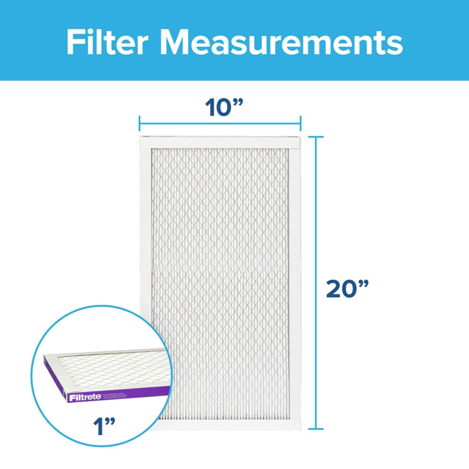 3M Filtrete 1500 Ultra Allergen Reduction Air Filter - 10x20x1 - DiscountFilterStore.com