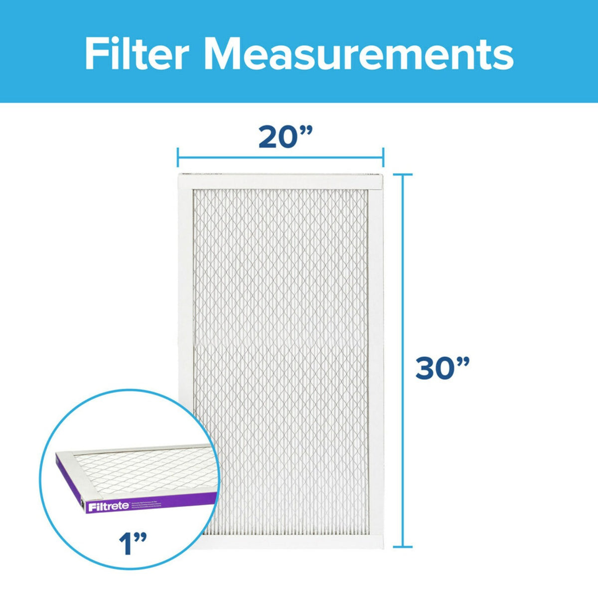 3M Filtrete 1500 Ultra Allergen Reduction Air Filter - 20x30x1 (4-Pack) - DiscountFilterStore.com