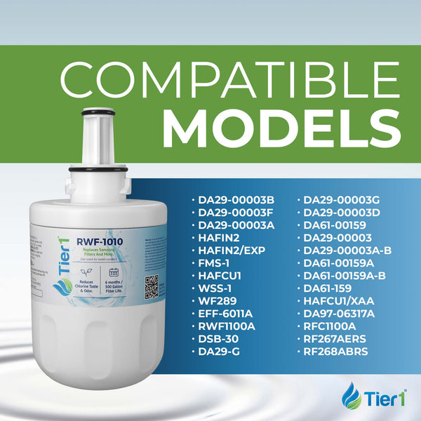 DA29-00003G Samsung Refrigerator Water Filter by Tier1 (TIER1-RWF1010) - Refrigerator Filters - 9.98 - DiscountFilterStore.com