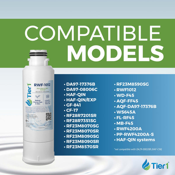 DA97-17376B / HAF-QIN/EXP Samsung Comparable Refrigerator Water Filter by Tier1