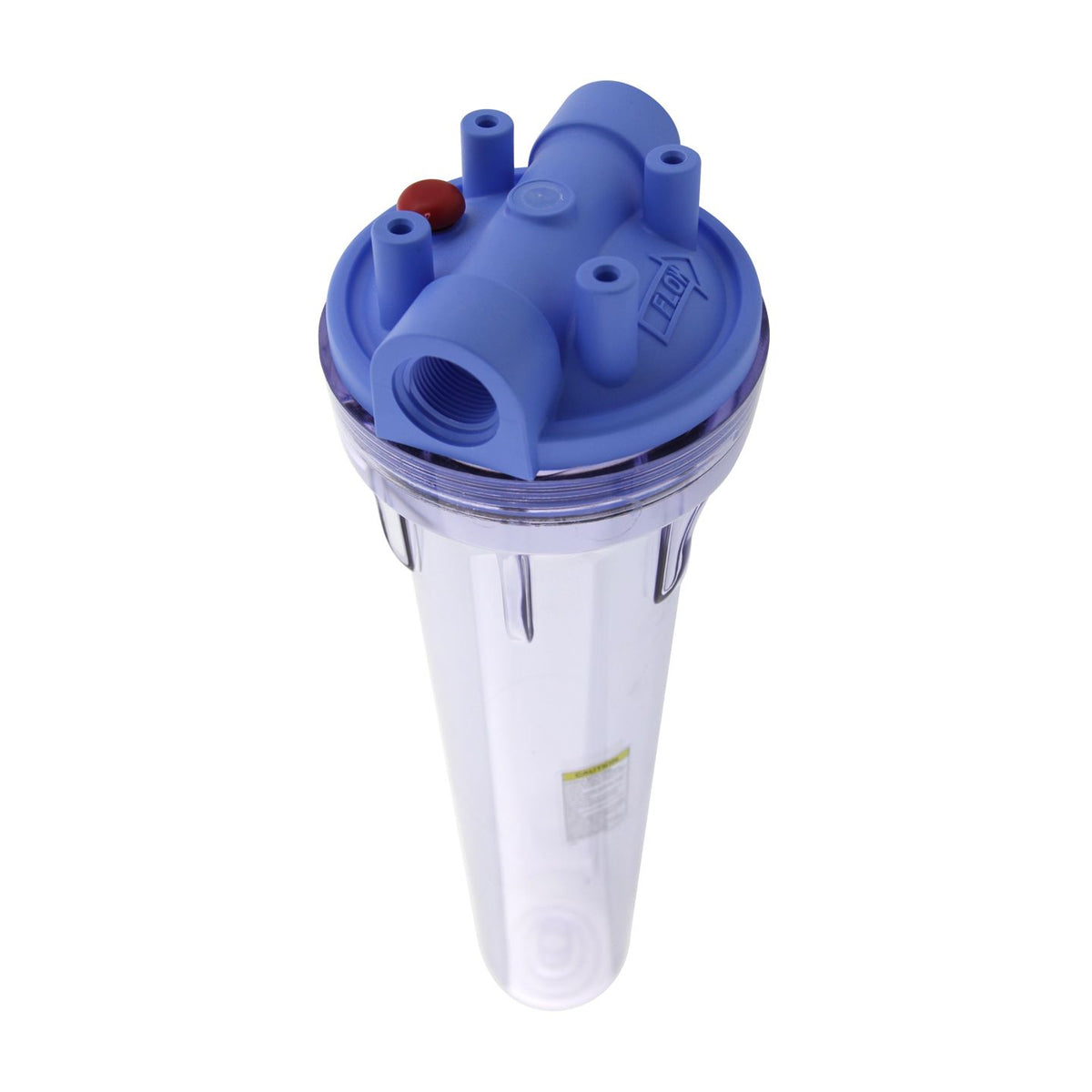 3G-STANDARD-20-CLEAR-PR20 Pentek Whole House 20 inch Filter Housing (top View)