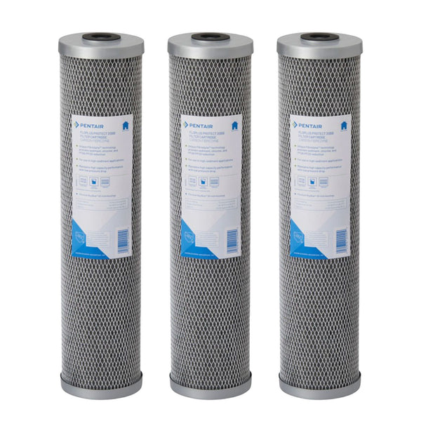 FloPlus Protect 20BB Pentek Replacement Carbon Block Filter Cartridge for PFOA/PFOS reduction - Whole House Cartridges - 136.38 - DiscountFilterStore.com