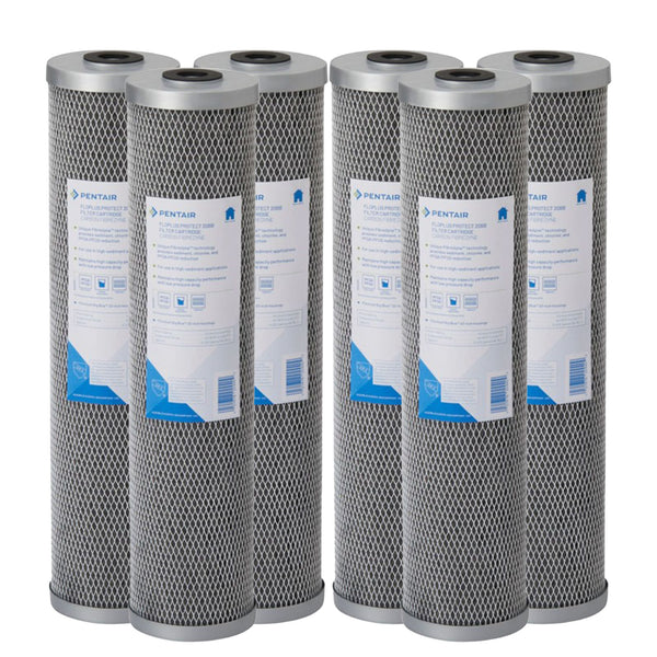 FloPlus Protect 20BB Pentek Replacement Carbon Block Filter Cartridge for PFOA/PFOS reduction - Whole House Cartridges - 136.38 - DiscountFilterStore.com