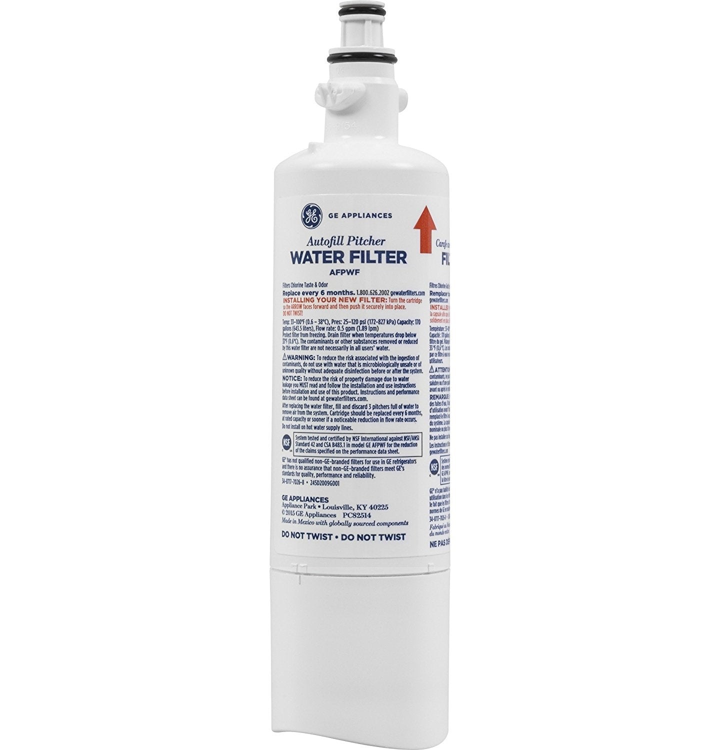 GE AFPWF Auto Fill Pitcher Water Filter Cartridge - DiscountFilterStore.com