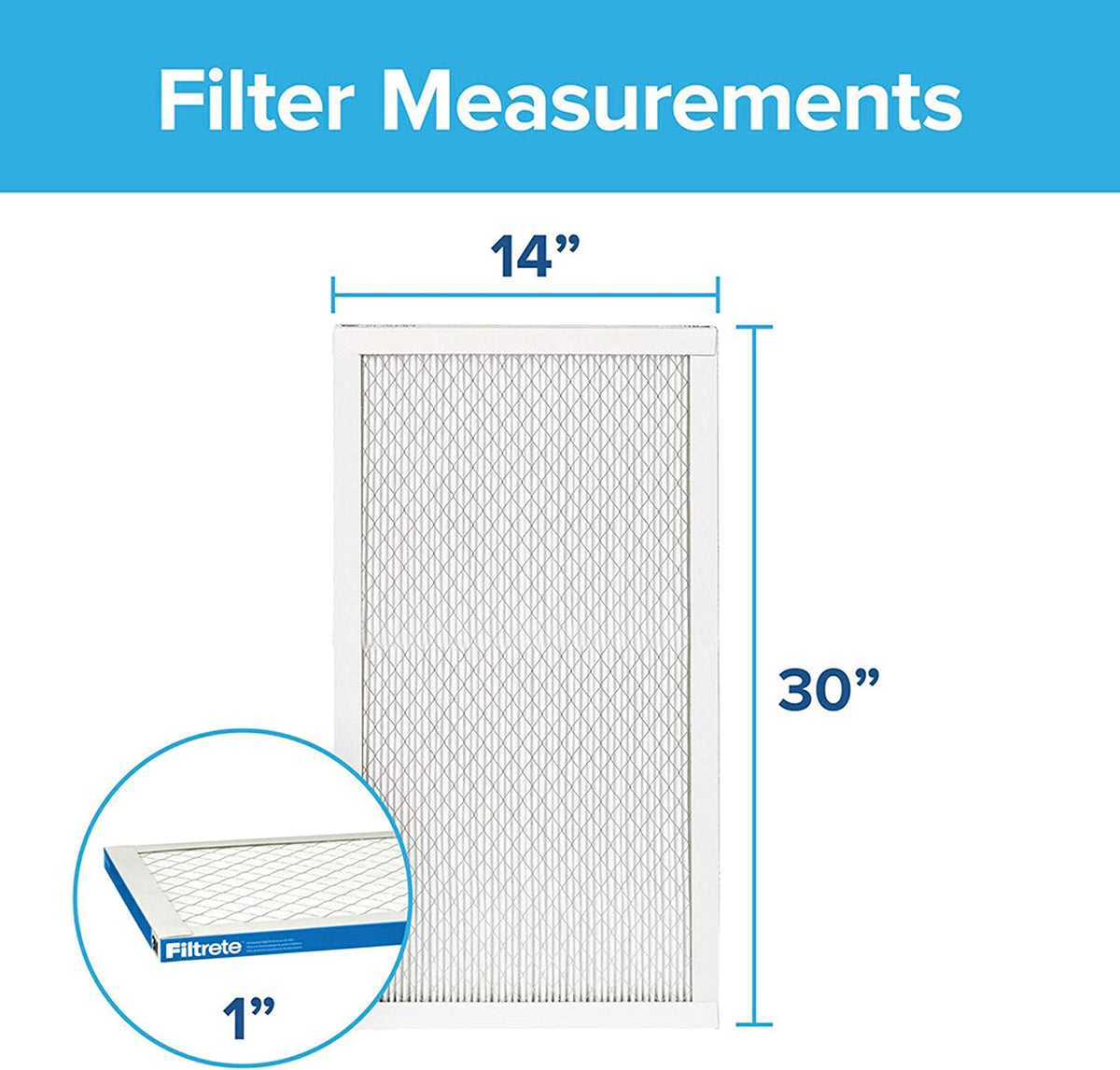 3M Filtrete 1900 Ultimate Allergen, Bacteria & Virus Air Filter - 14x30x1 (4-Pack) - DiscountFilterStore.com