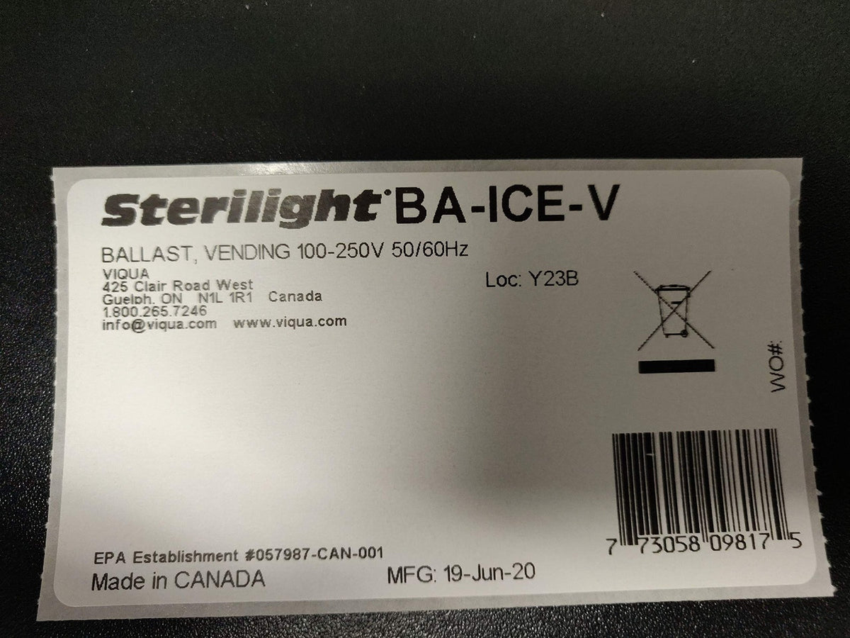 BA-ICE-V Viqua UV Disinfection System Controller - DiscountFilterStore.com