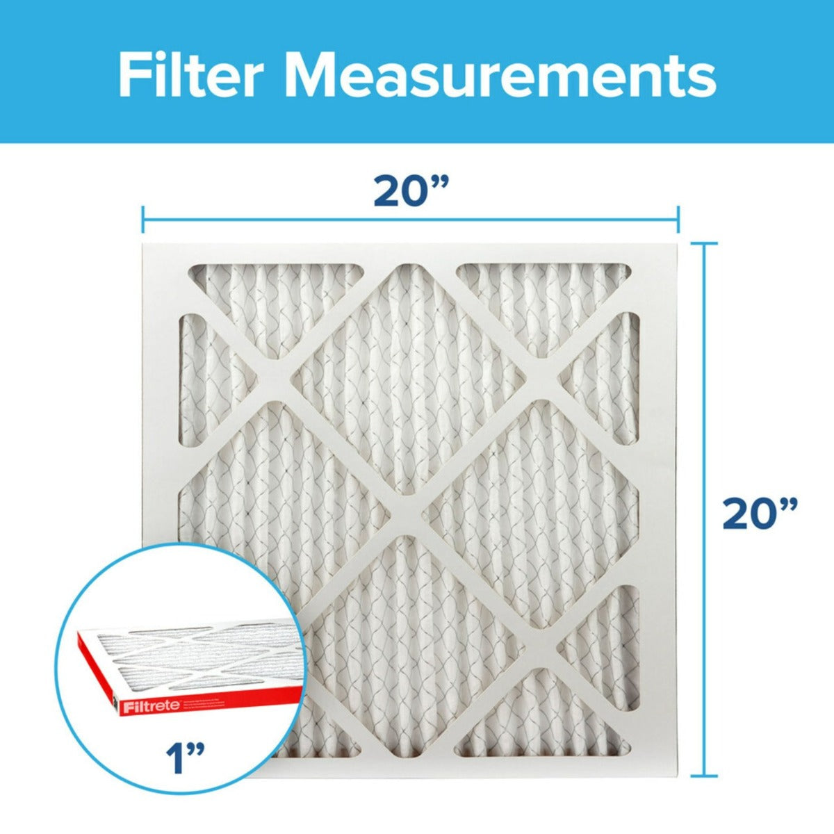 3M Filtrete 1000 Micro Allergen & Dust Defense Filter - 20x20x1 - DiscountFilterStore.com