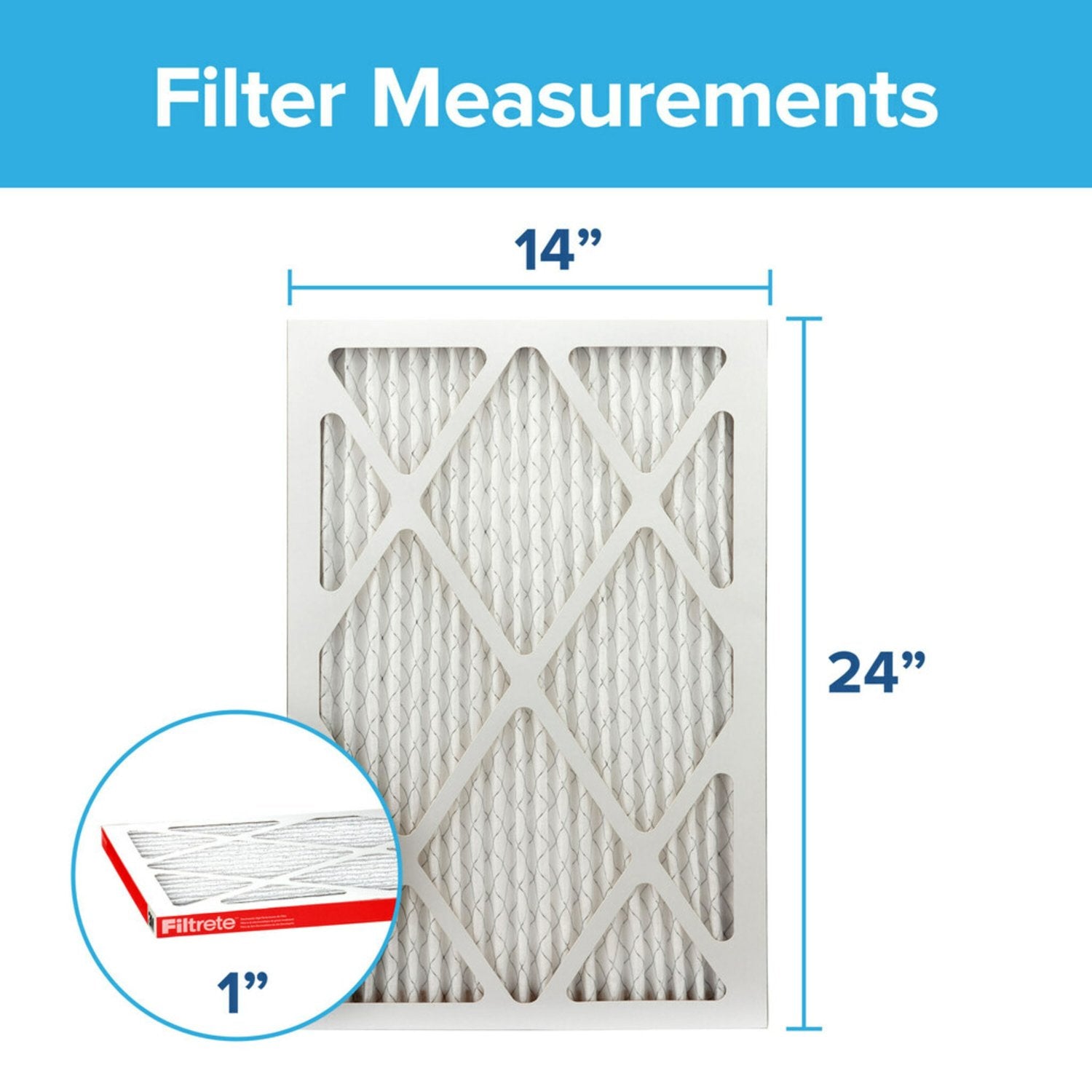 3M Filtrete 1000 Micro Allergen & Dust Defense Filter - 14x24x1 (4-Pack) - DiscountFilterStore.com