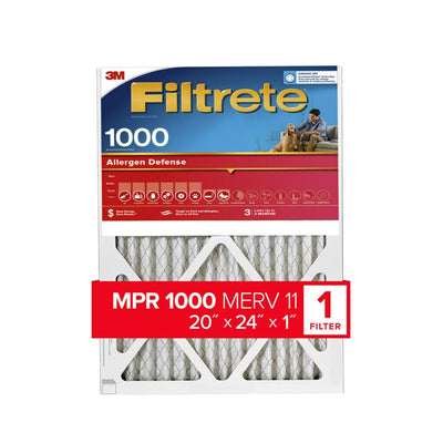 3M Filtrete 1000 Micro Allergen & Dust Defense Filter - 20x24x1 - Air Filters - 36.99 - DiscountFilterStore.com