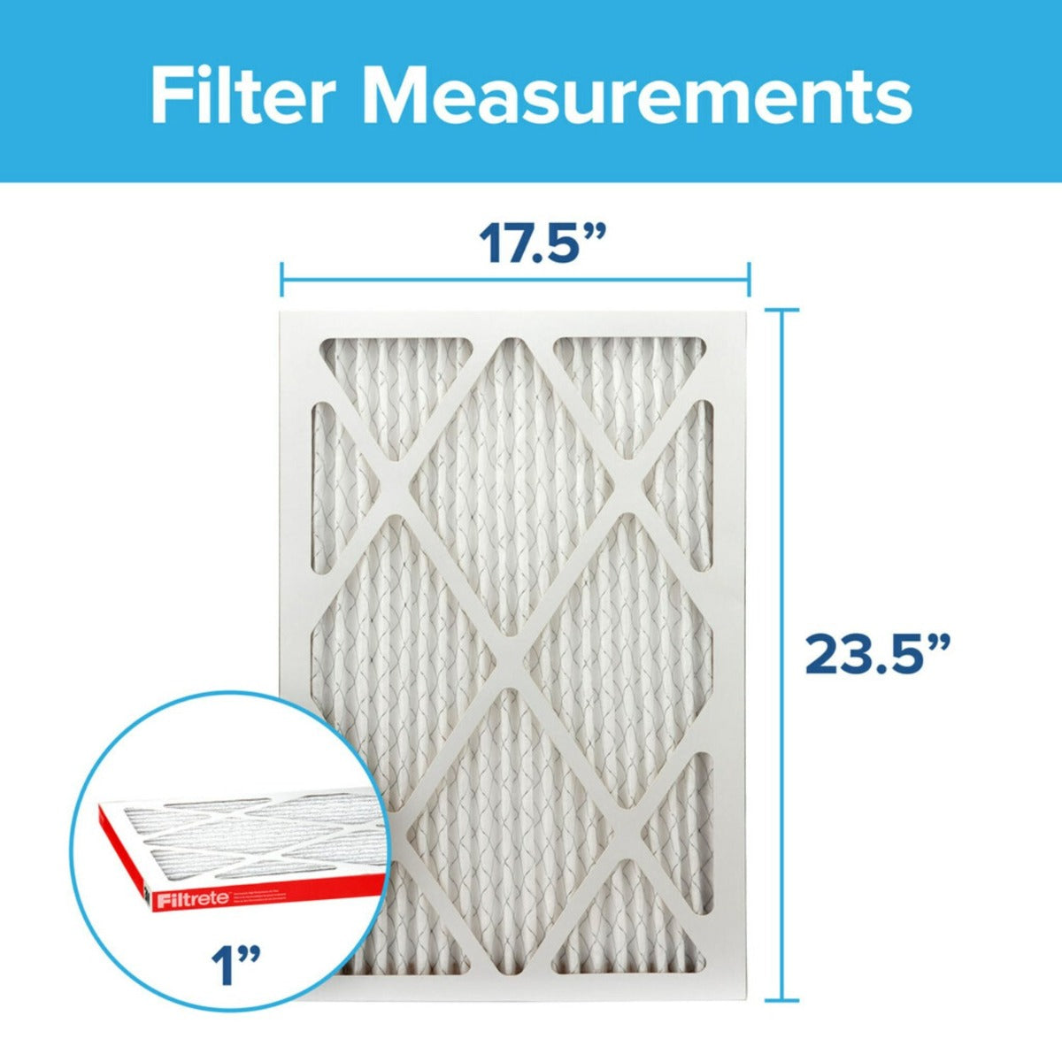 3M Filtrete 1000 Micro Allergen & Dust Defense Filter - 17.5x23.5x1 - DiscountFilterStore.com