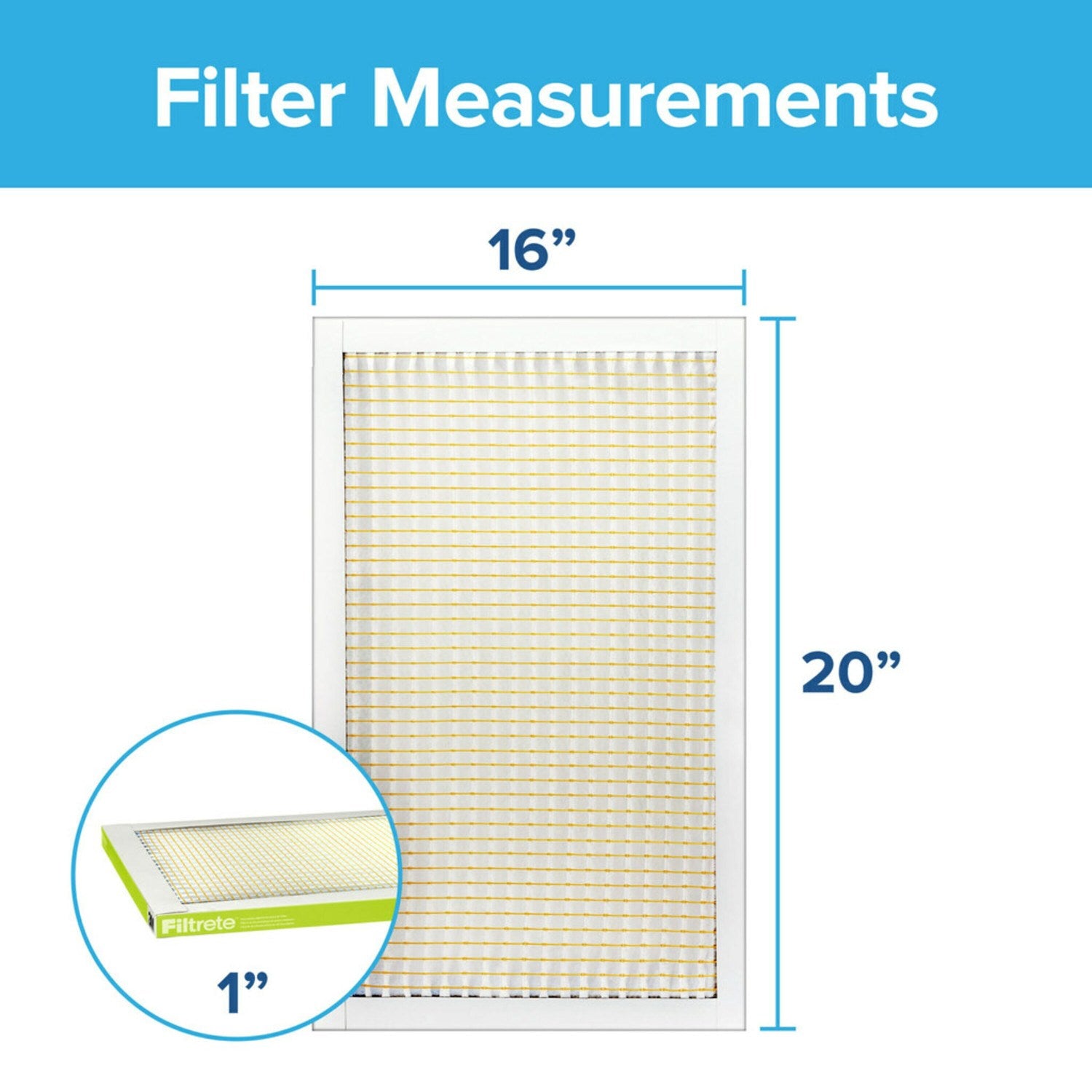 3M Filtrete 600 Dust & Pollen Reduction Air Filter - 16x20x1 (4-Pack) - DiscountFilterStore.com