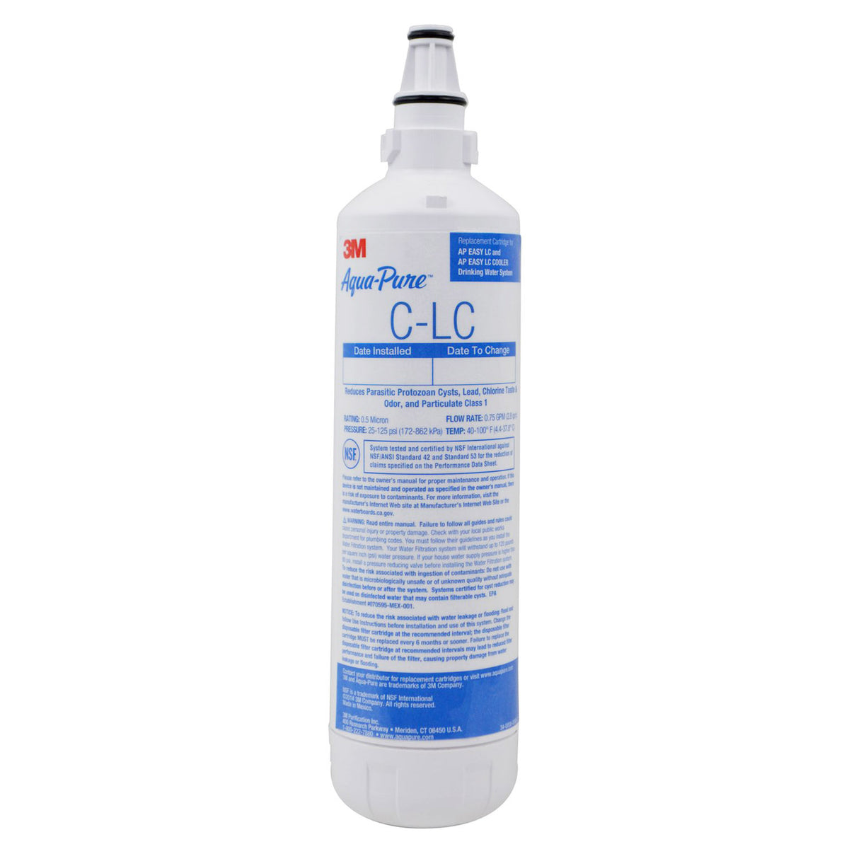 C-LC 3M Aqua-Pure Under Sink Dedicated Faucet Replacement Water Filter Cartridge - DiscountFilterStore.com