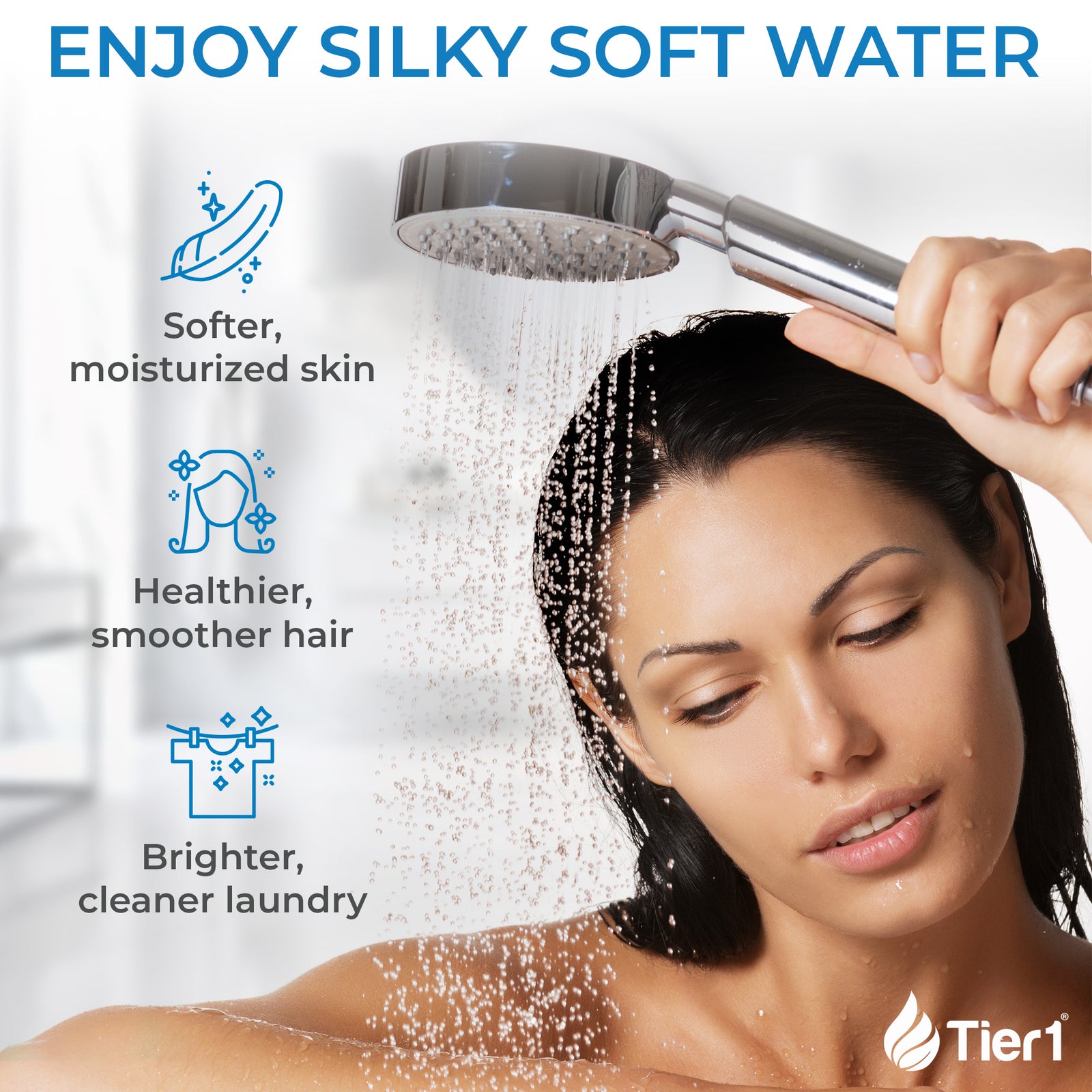 Tier1 48,000 Grain Water Softener & Chlorine Reduction Bundle - Water Softener plus 900,000 Gallons of Clean, Fresh Water - DiscountFilterStore.com