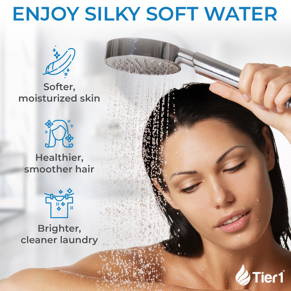Tier1 32,000 Grain Water Softener & Chlorine Reduction Bundle - Water Softener plus 300,000 Gallons of Clean, Fresh Water - Whole House Systems - 804.86 - DiscountFilterStore.com