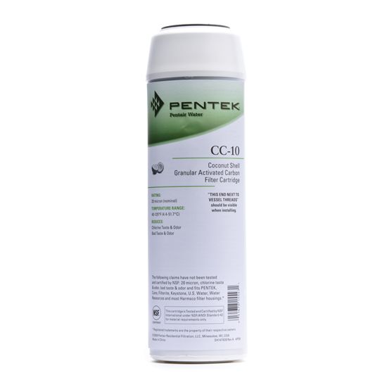 CC-10 Pentek Undersink Filter Replacement Cartridge