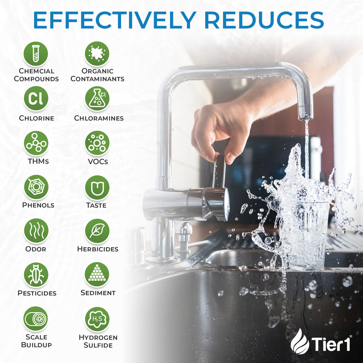 Tier1 Salt-Free Conditioner Bundle with Chloramine Filtration - TAC Scale Prevention plus 600,000 Gallons of Enhanced Performance for Clean, Fresh Water - DiscountFilterStore.com