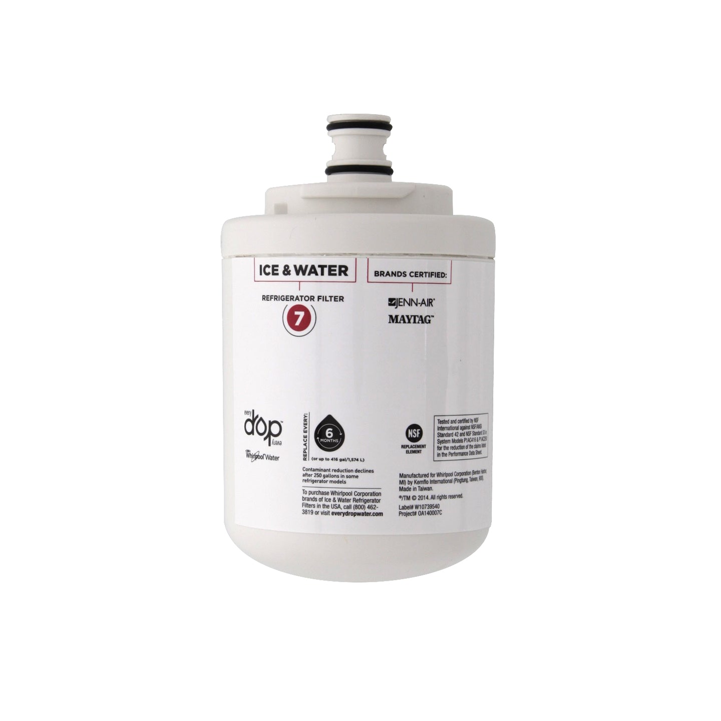 Maytag UKF7003 is now EveryDrop EDR7D1 (Filter 7) Ice and Water Refrigerator Filter - Refrigerator Filters - 61.99 - DiscountFilterStore.com