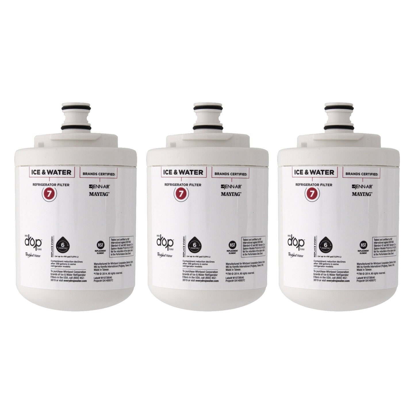 Maytag UKF7003 is now EveryDrop EDR7D1 (Filter 7) Ice and Water Refrigerator Filter - Refrigerator Filters - 61.99 - DiscountFilterStore.com