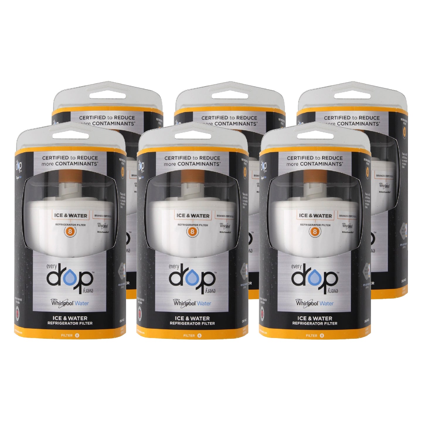 Whirlpool 8171413 is now EveryDrop EDR8D1 (Filter 8) Ice and Water Refrigerator Filter - Refrigerator Filters - 49.99 - DiscountFilterStore.com