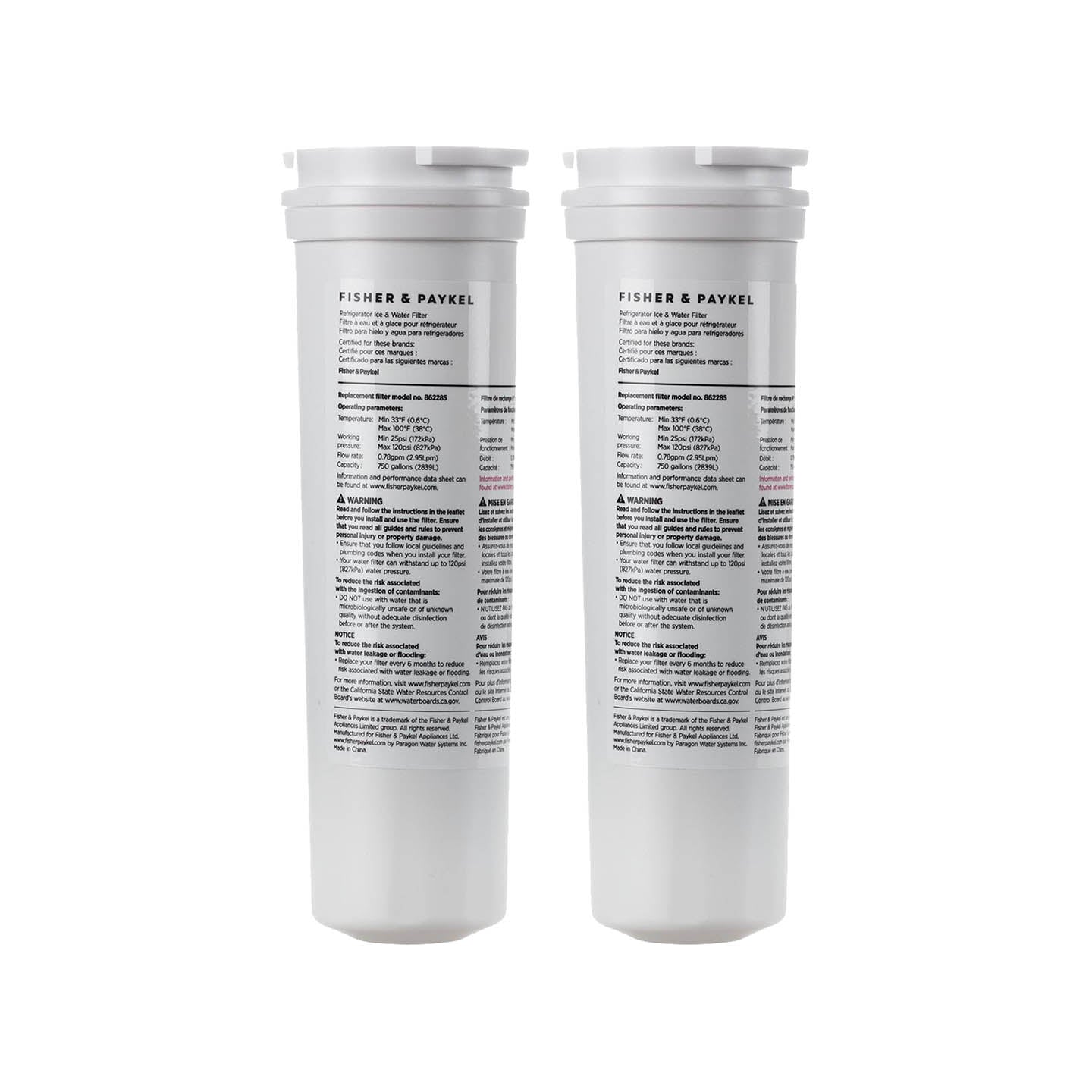 862285 Fisher & Paykel Refrigerator Water Filter - Refrigerator Filters - 59.99 - DiscountFilterStore.com
