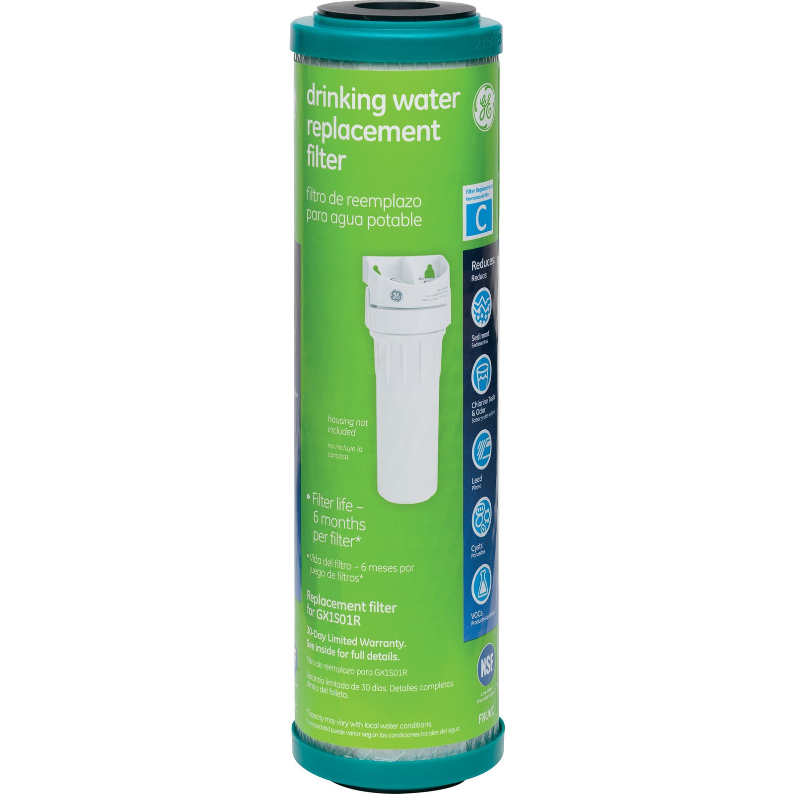 FXUVC GE SmartWater Undersink Filter Replacement Cartridge
