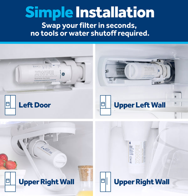 XWFE GE Refrigerator Water Filter