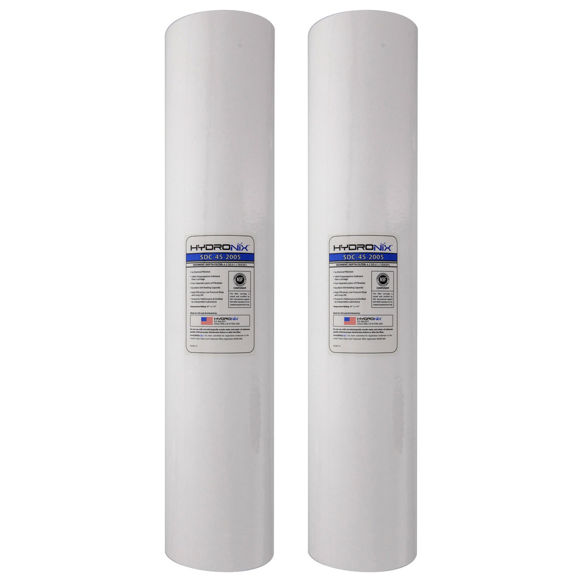 SDC-45-2005 Hydronix Whole House Replacement Sediment Filter Cartridge