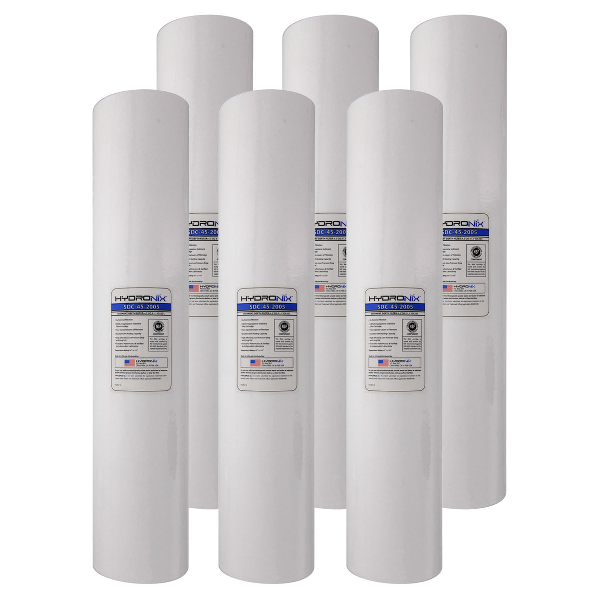SDC-45-2005 Hydronix Whole House Replacement Sediment Filter Cartridge