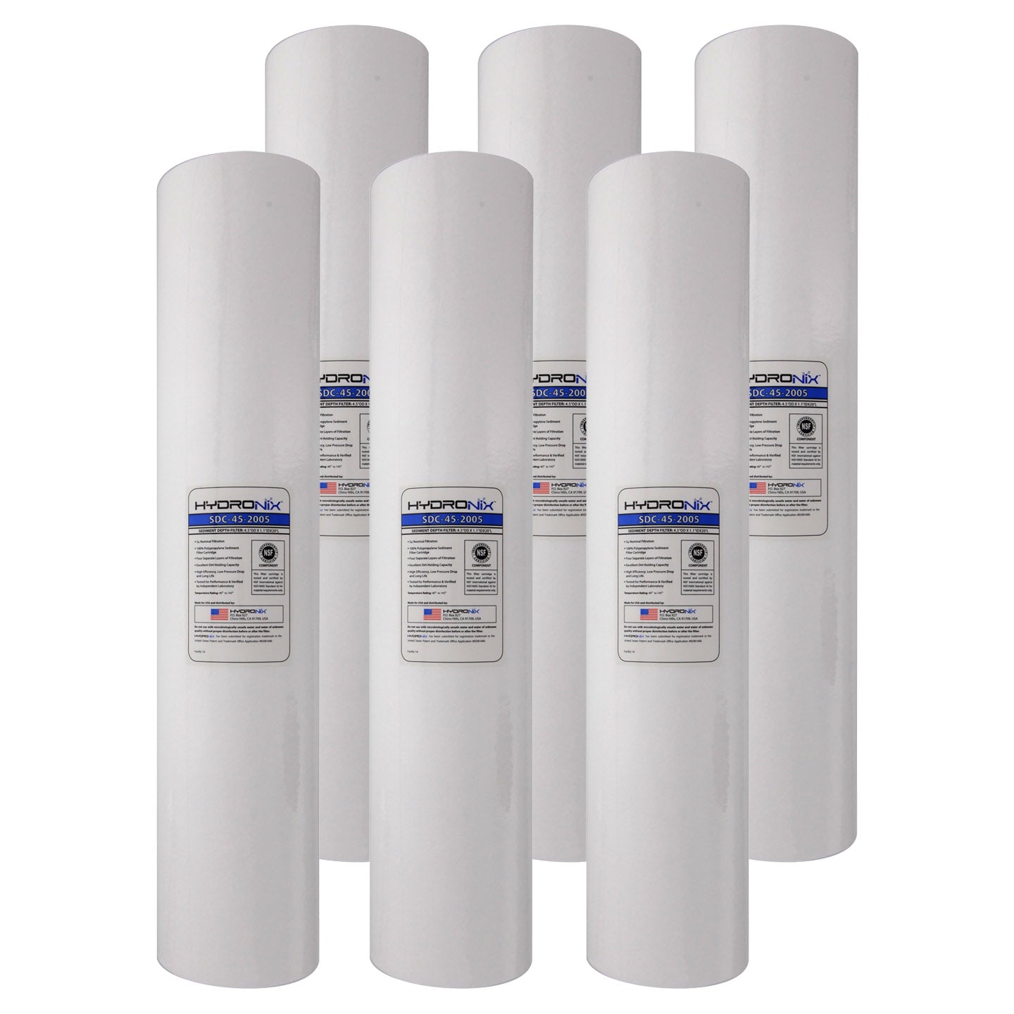 SDC-45-2005 Hydronix Whole House Replacement Sediment Filter Cartridge