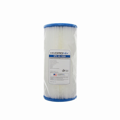SPC-45-1050 Hydronix Pleated Sediment Water Filter - Whole House Cartridges - 17.99 - DiscountFilterStore.com