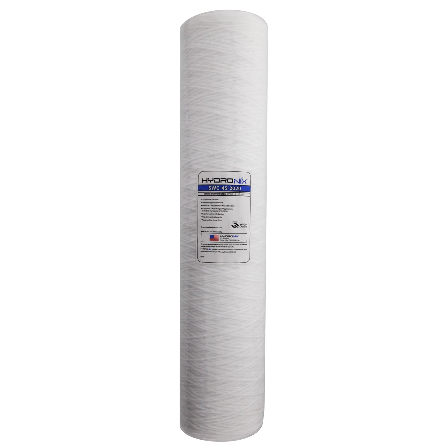 SWC-45-2020 Hydronix String Wound Sediment Water Filter (20 micron) - Whole House Cartridges - 36.99 - DiscountFilterStore.com