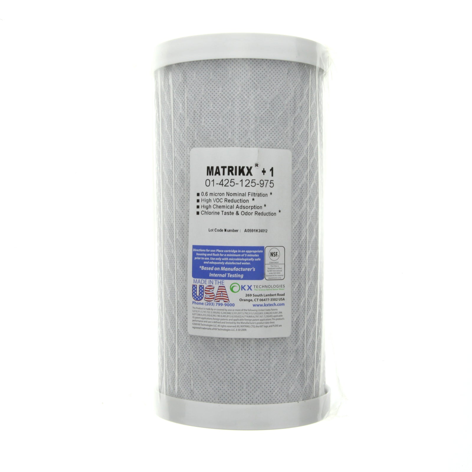 MATRIKX-1-HD10 KX Technologies MatrikX Whole House Filter Replacement Cartridge