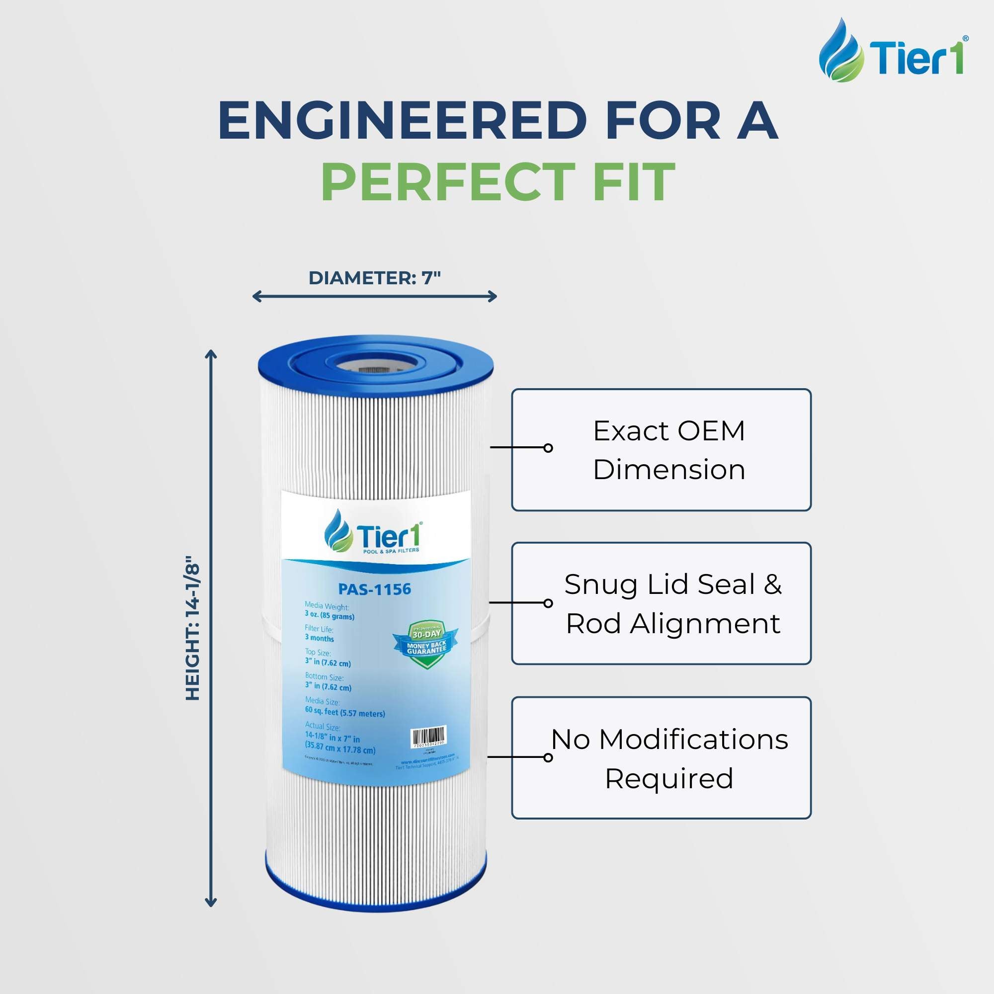14-1/8 x 7 Inch Tier1 Brand Replacement For 178569 & R173572