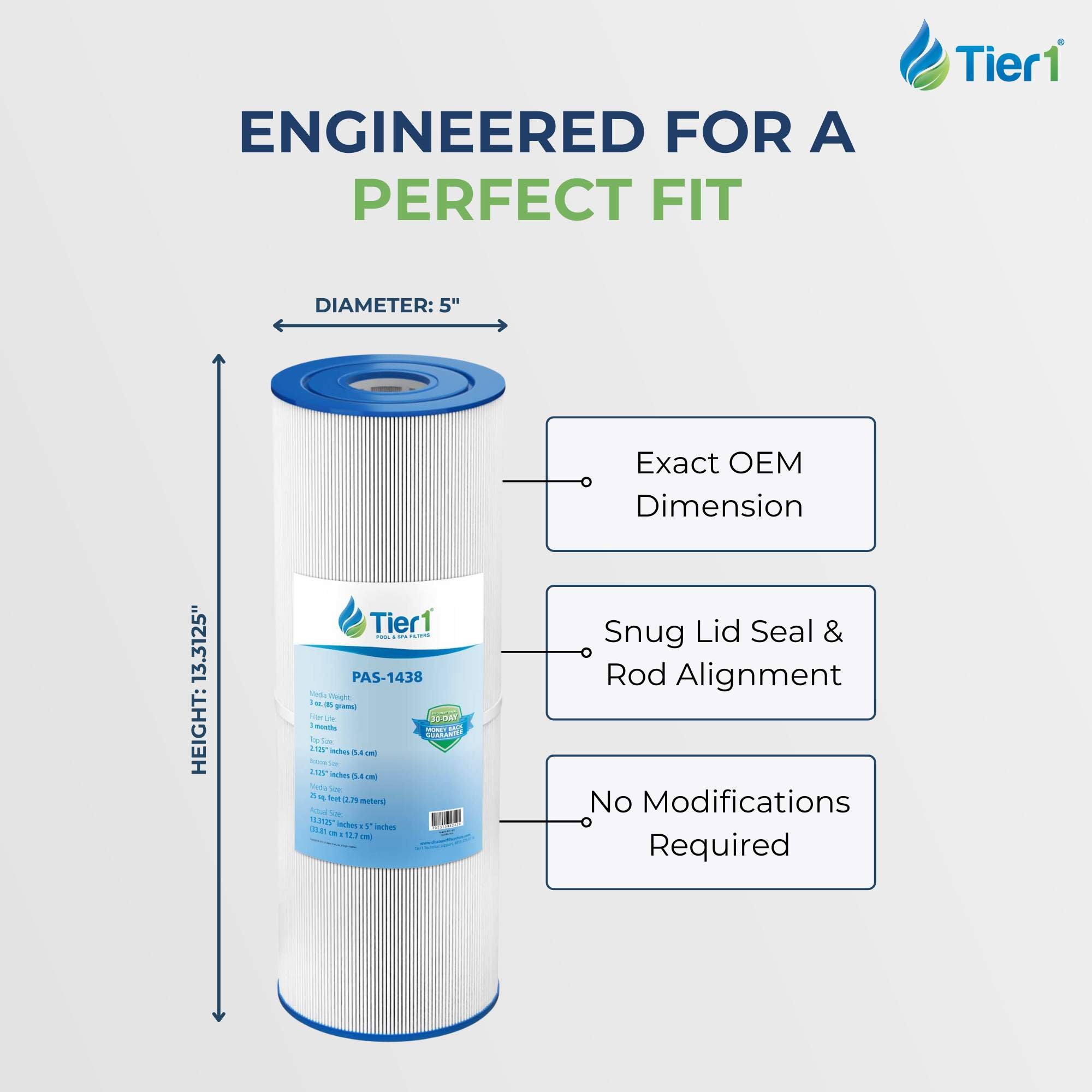 13-5/16 x 5 Inch Tier1 Brand Replacement For 17-2327, 100586, 33521, 25392, 303909, M-4326, 817-2500 & R173429