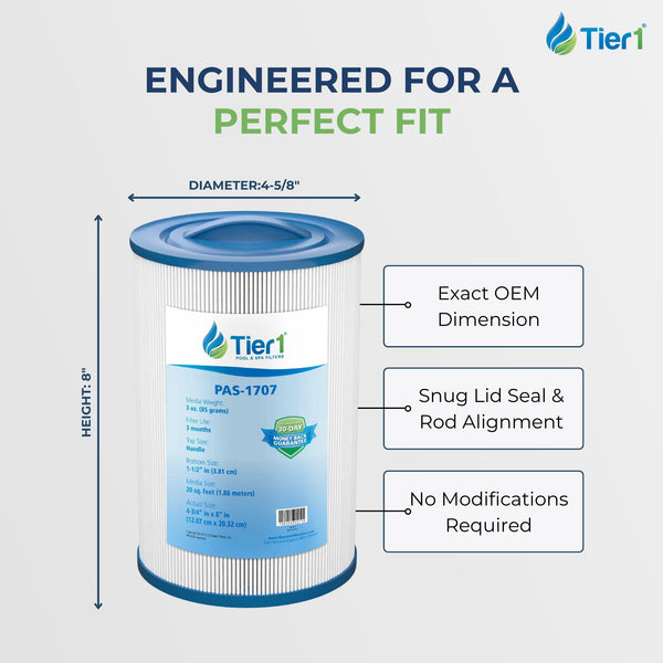 Tier1 Spa Filter for Sundance Spa -Washable Trilobal Dirt-Lock Pleats - Pool and Spa Filters - 17.41 - DiscountFilterStore.com