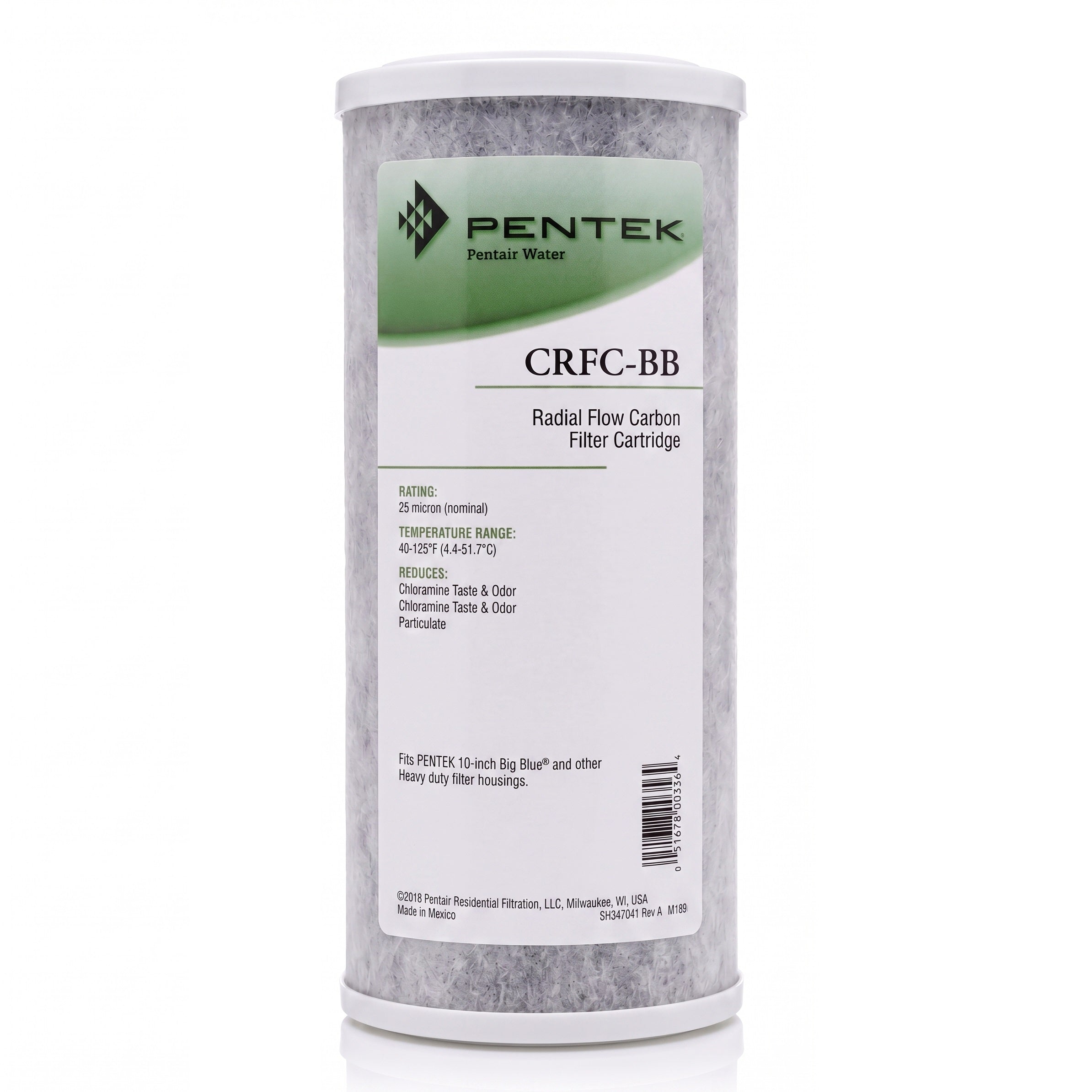 PENTEK-CRFC-BB whole house filter with label