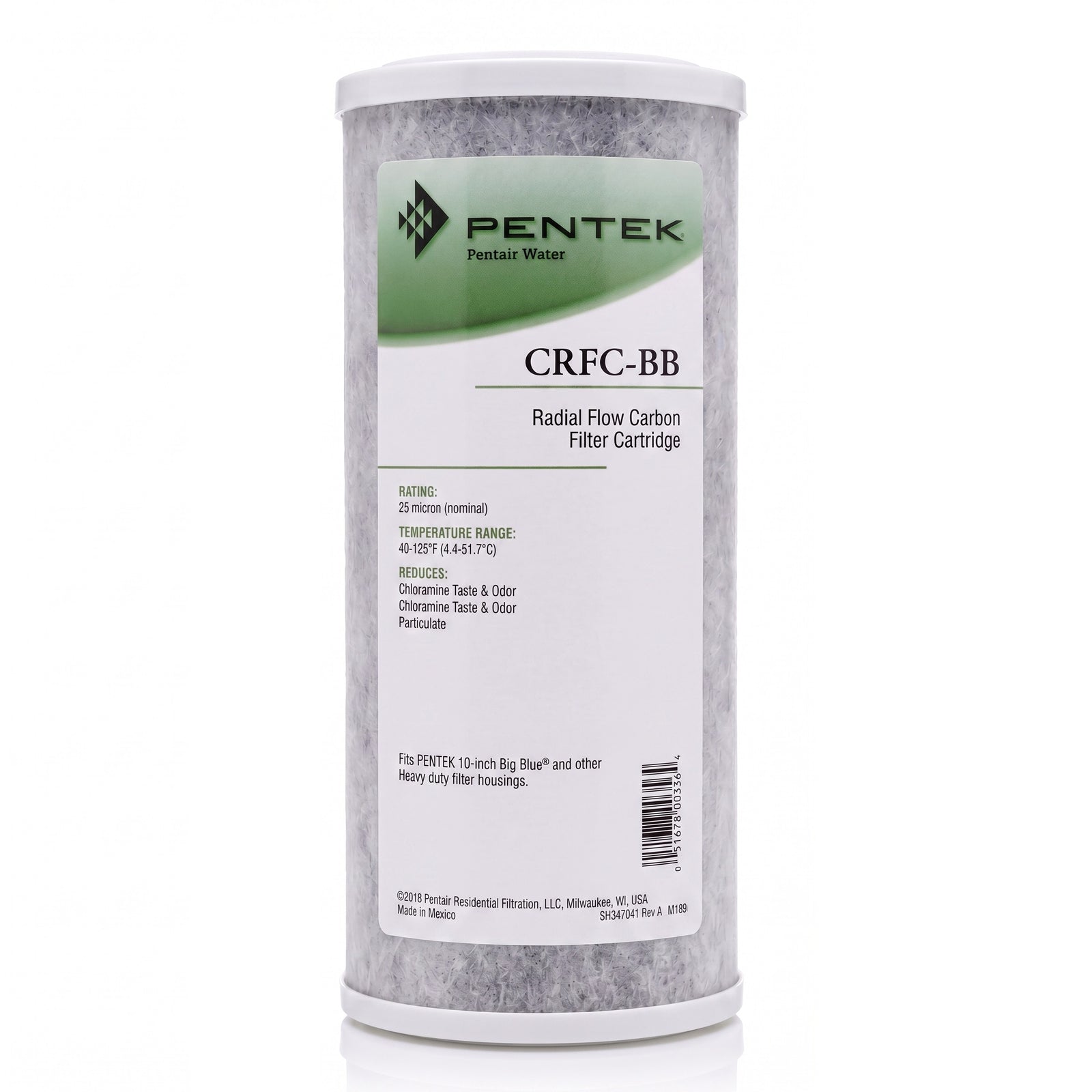 PENTEK-CRFC-BB whole house filter with label