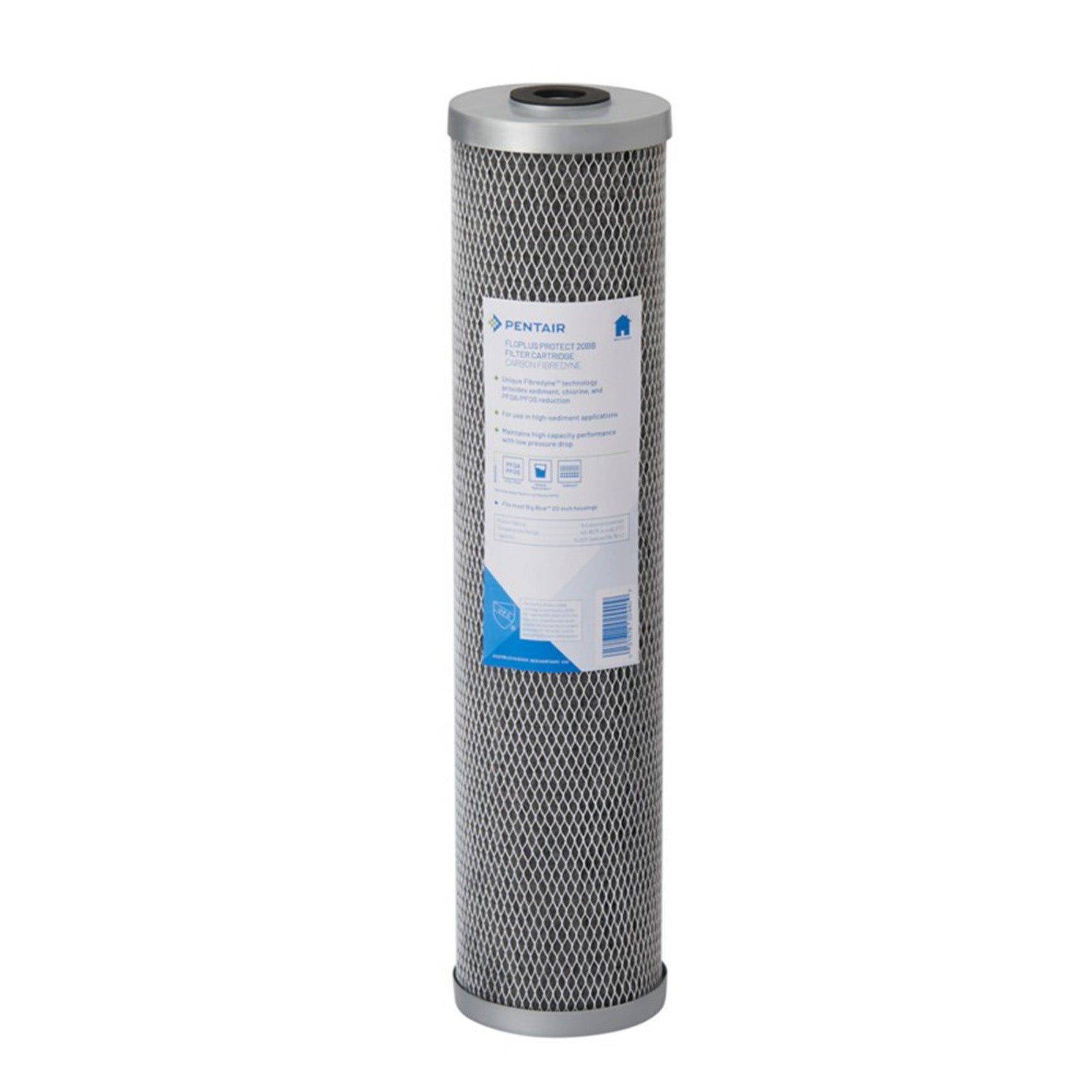 FloPlus Protect 20BB Pentek Replacement Carbon Block Filter Cartridge for PFOA/PFOS reduction - DiscountFilterStore.com
