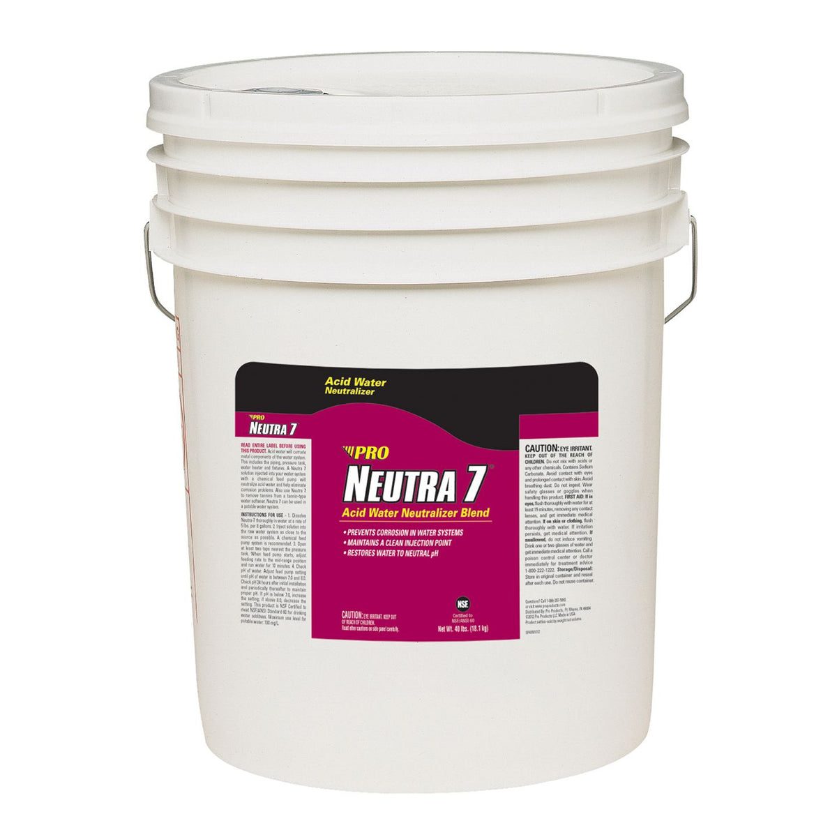 Pro Products Neutra 7 Acid Water Neutralizer (40 lb pail, #SP40N) - DiscountFilterStore.com