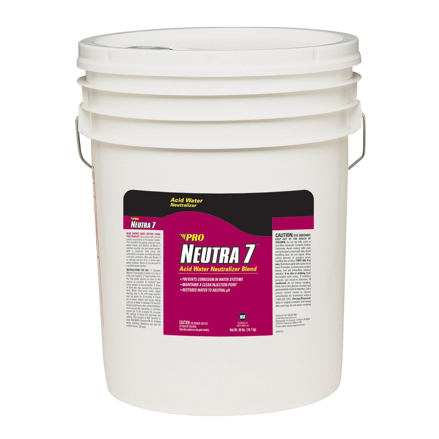 Pro Products Neutra 7 Acid Water Neutralizer (40 lb pail, #SP40N) - DiscountFilterStore.com
