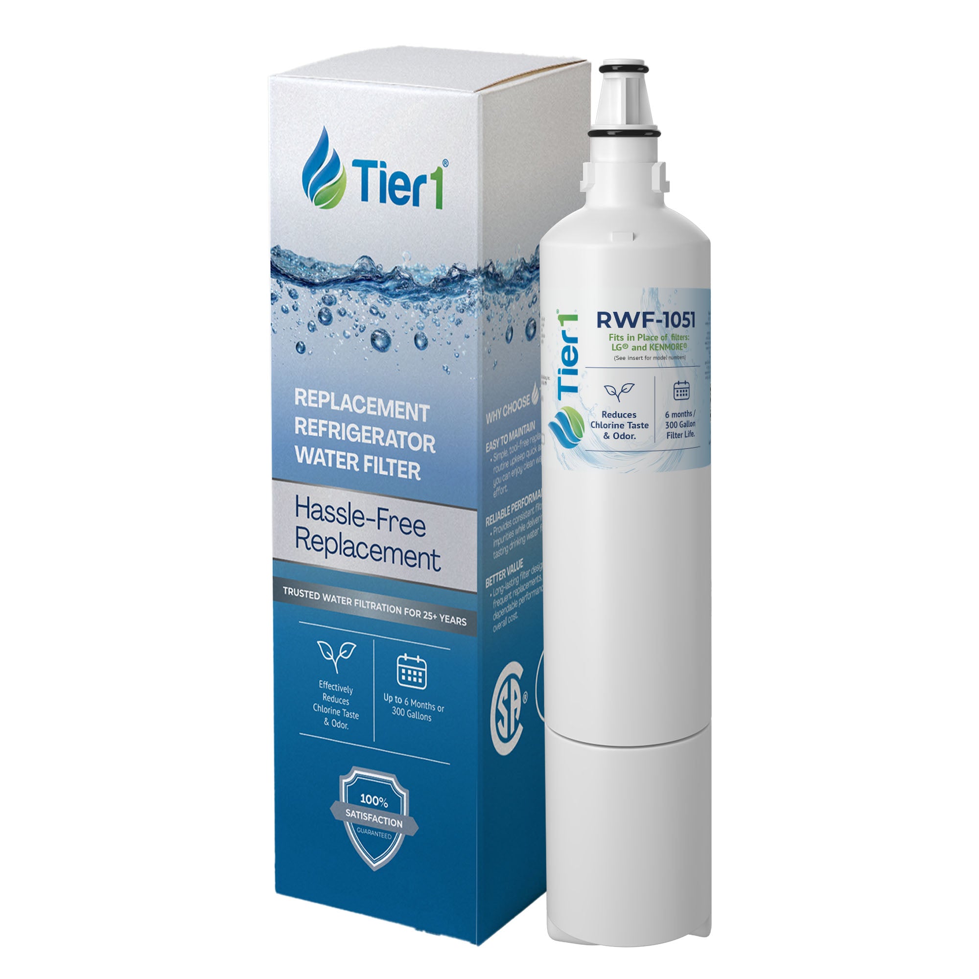 5231JA2006A / LT600P LG Comparable Refrigerator Water Filter Replacement By Tier1