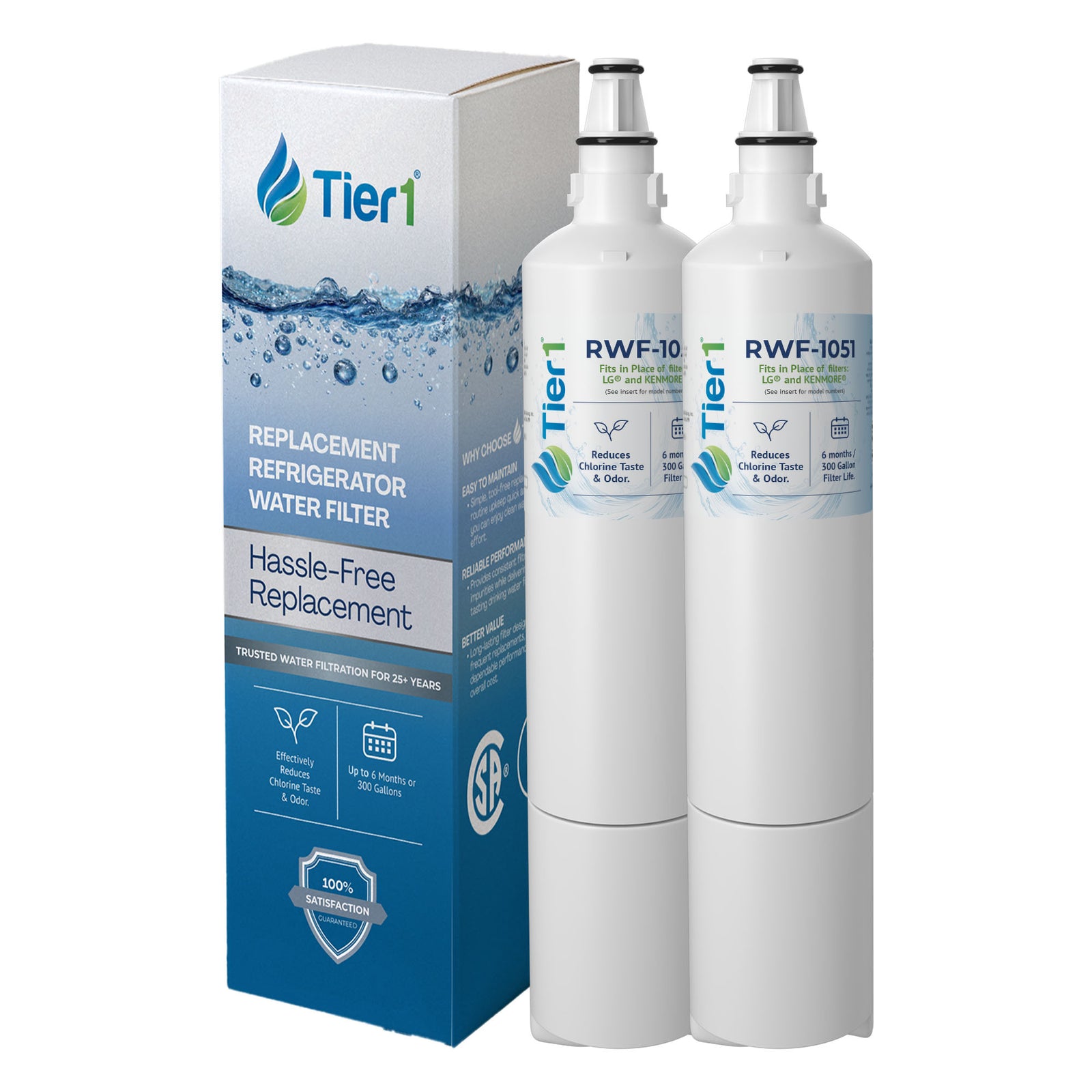 5231JA2006A / LT600P LG Comparable Refrigerator Water Filter Replacement By Tier1
