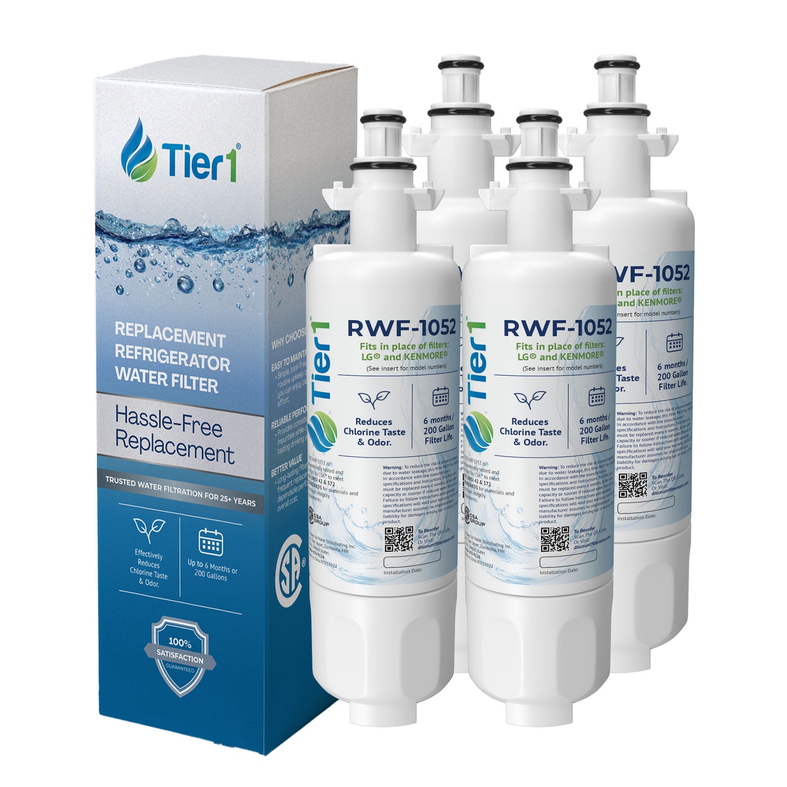 LT700P LG Comparable Refrigerator Water Filter Replacement By Tier1