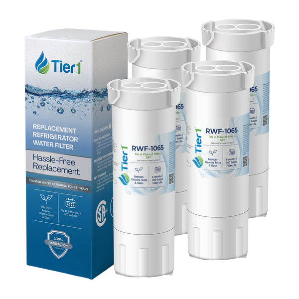 XWF GE Comparable Refrigerator Water Filter By Tier1 (No Chip)