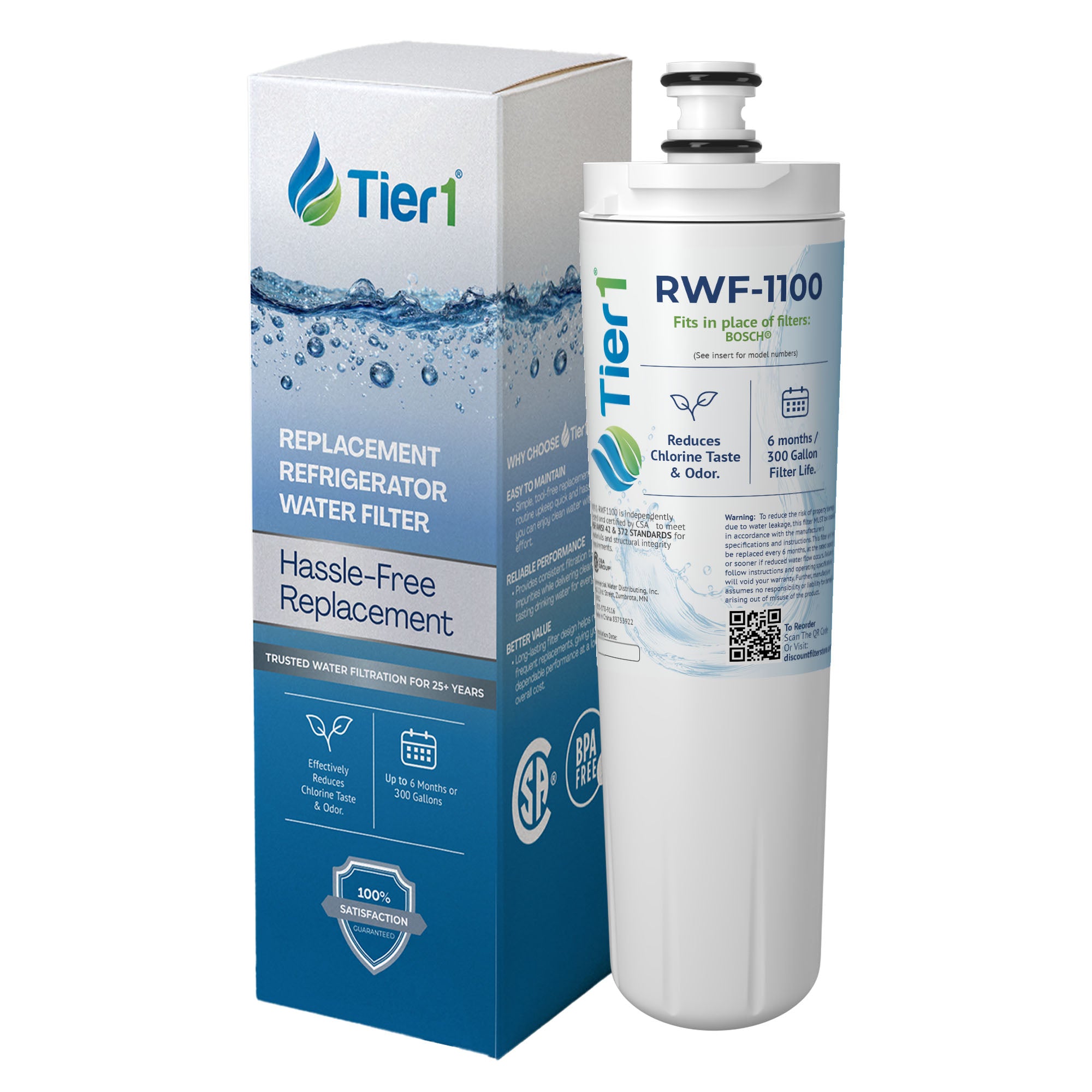 640565 /CS-52 Bosch Comparable Refrigerator Water Filter Replacement By Tier1